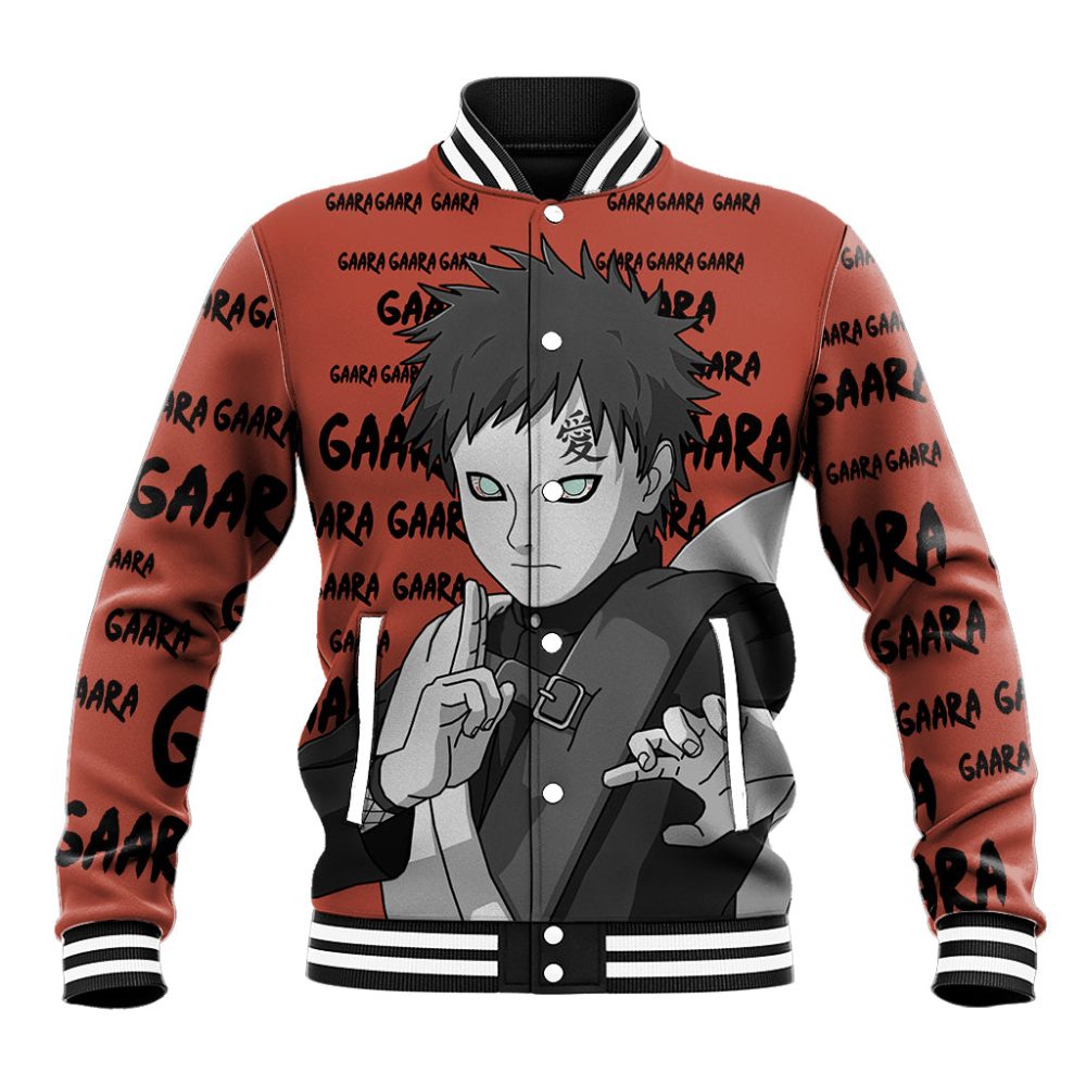Gaara - Style Manga Baseball Jacket Ts04
