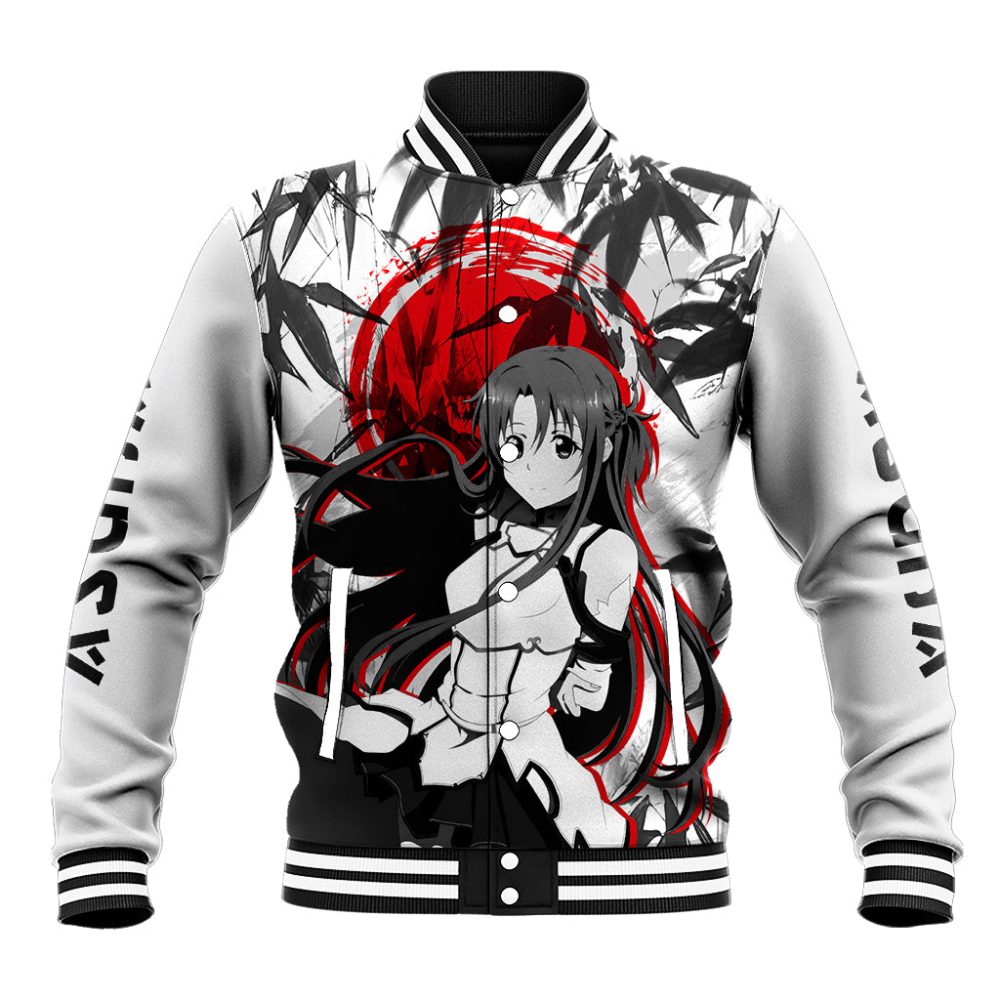 Asuna Baseball Jacket Sword Art Online Anime Japan Style Ts04