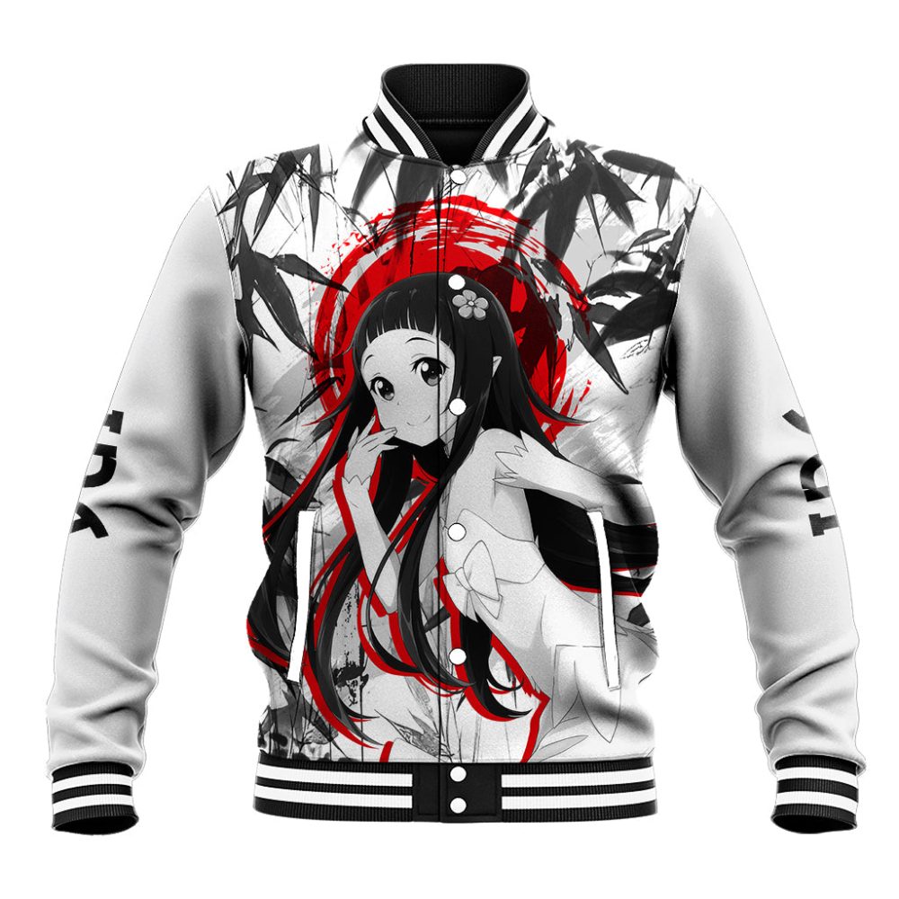 Yui Japan Style Baseball Jacket Sword Art Online Ts04