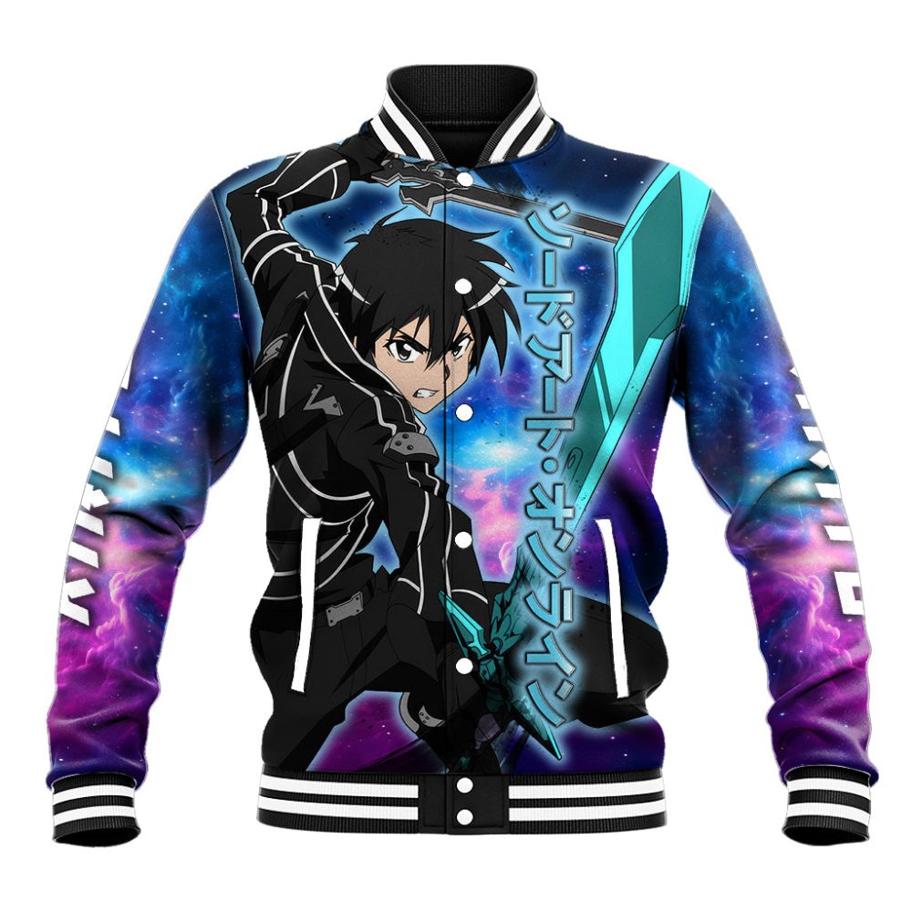 Kirito - Galaxy Style Baseball Jacket Sword Art Galaxy Style Ts04