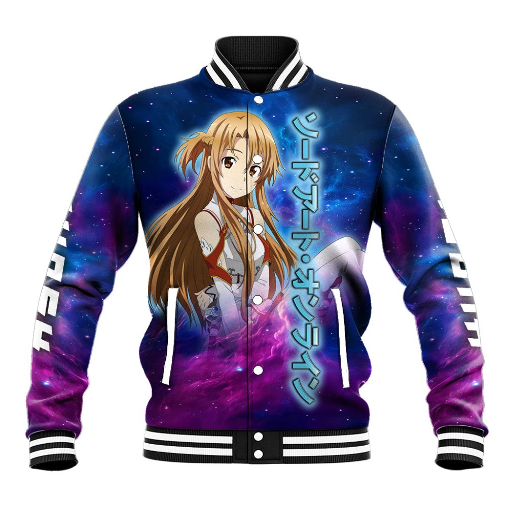 Asuna Baseball Jacket Sword Art Galaxy Style Ts04