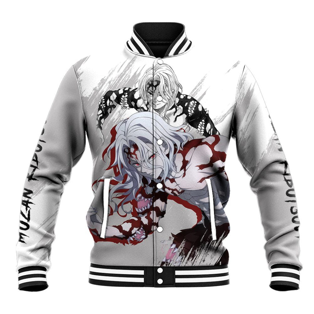 Muzan Kibutsuji Baseball Jacket Demon Slayer Ts04