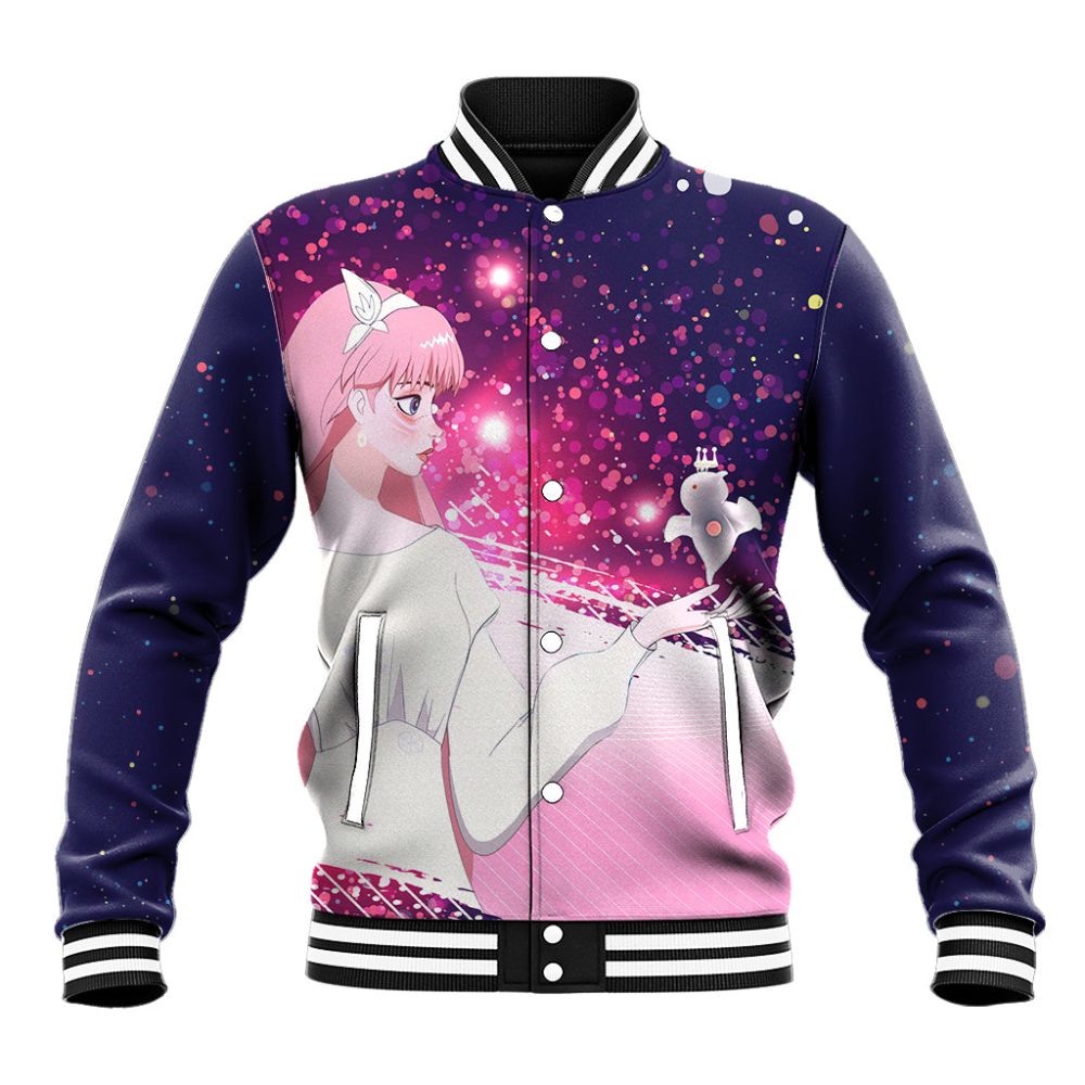 Ryuu To Sobakasu No Hime Naitou Suzu Belle Baseball Jacket Anime Style Ts04