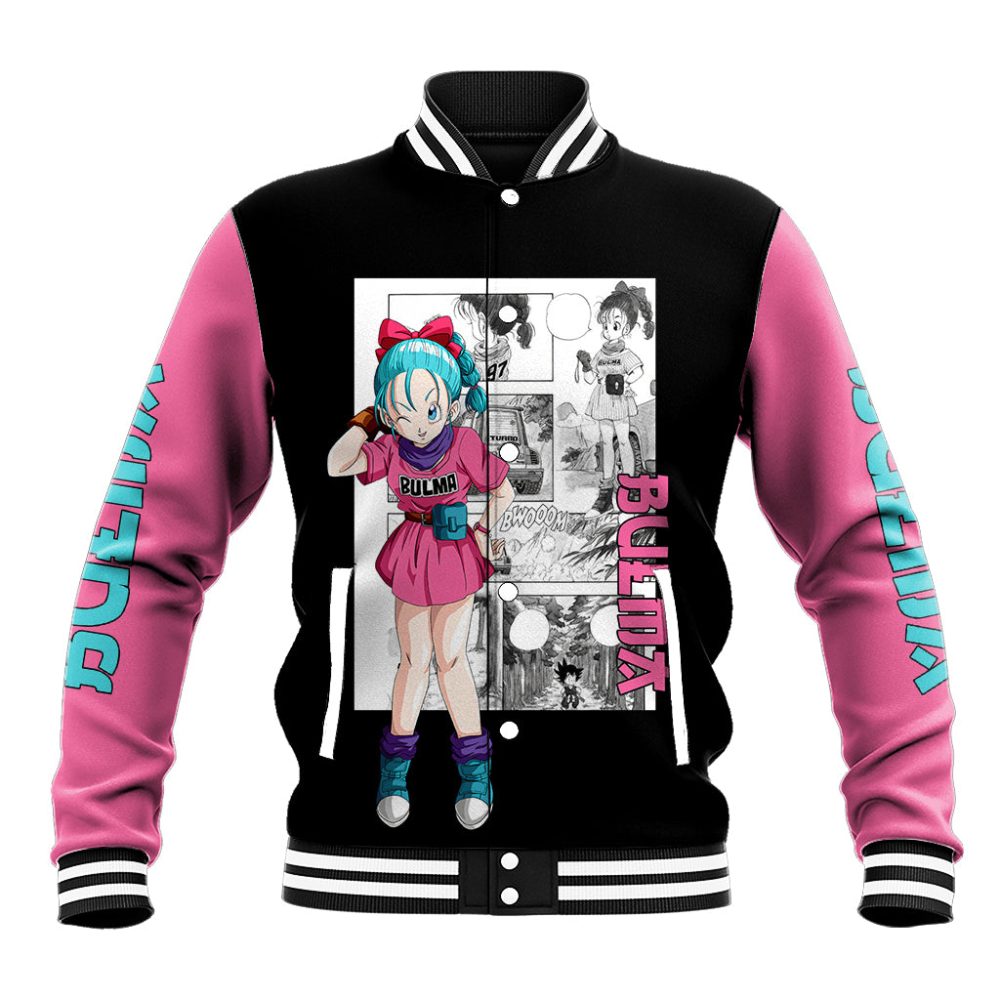 Bulma Baseball Jacket Dragon Ball Ts04