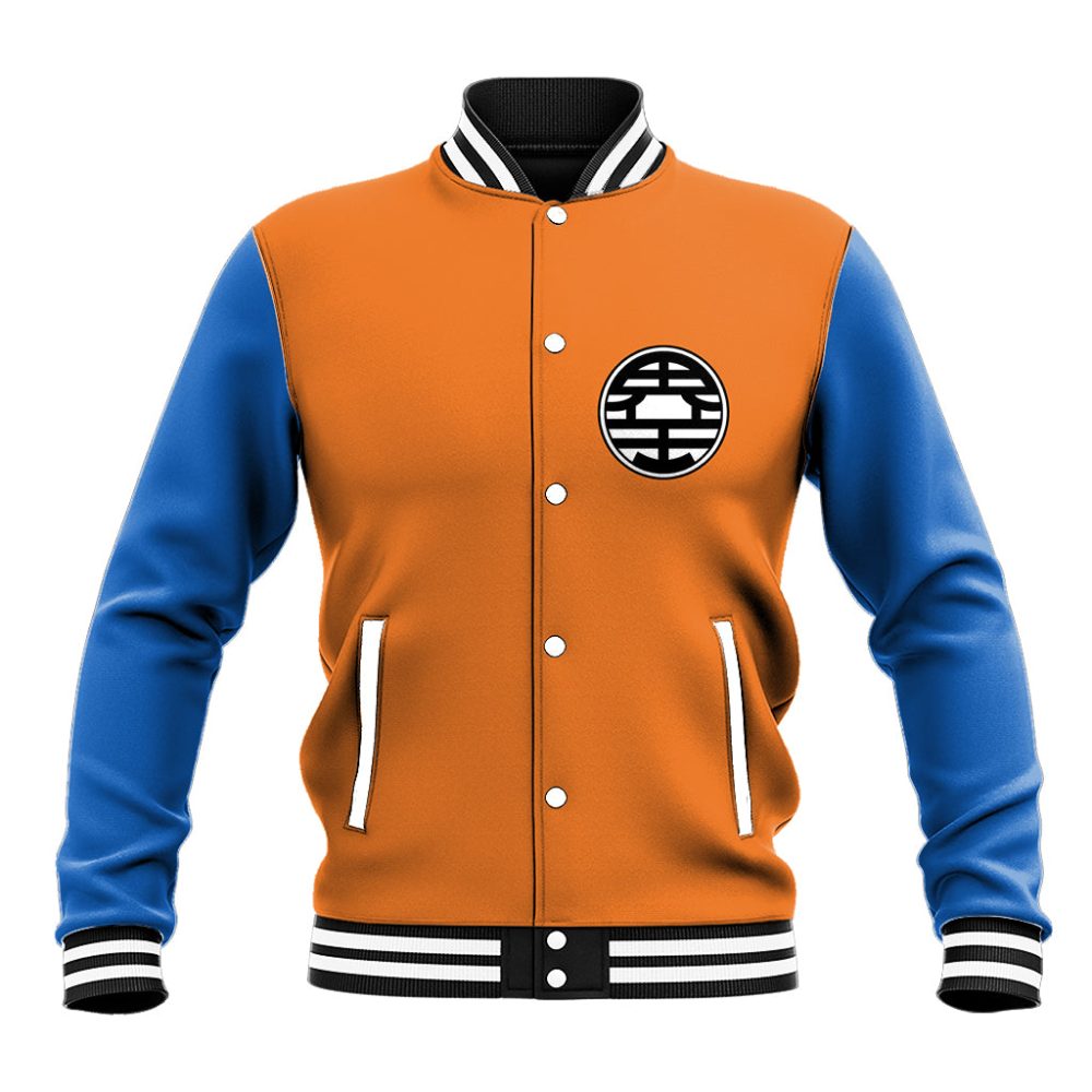 Goku King Kai Baseball Jacket Dragon Ball Ts04