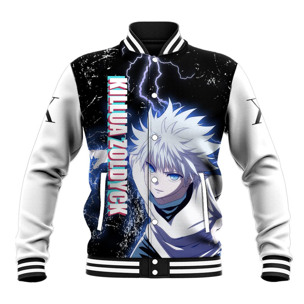 Killua Zoldyck Baseball Jacket Ts04