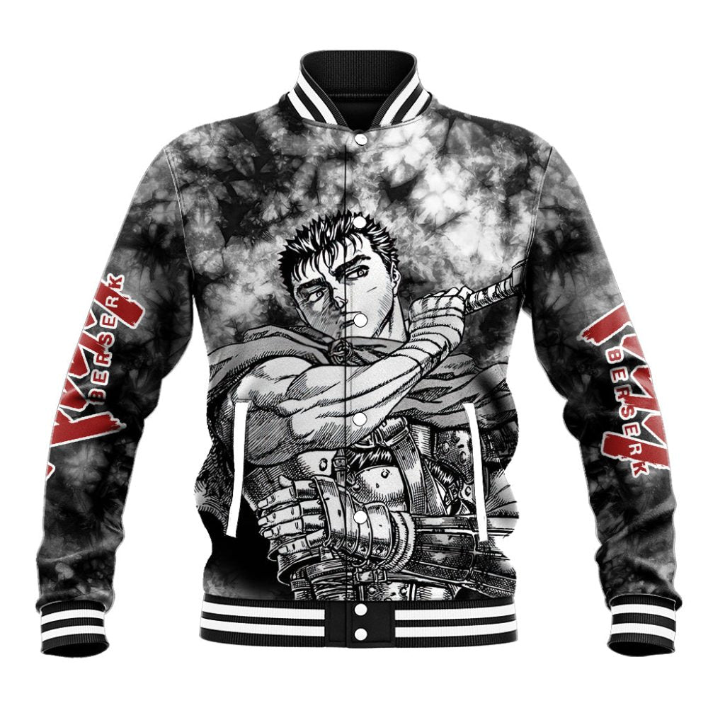 Guts Berserk Baseball Jacket Grunge Style Ts04