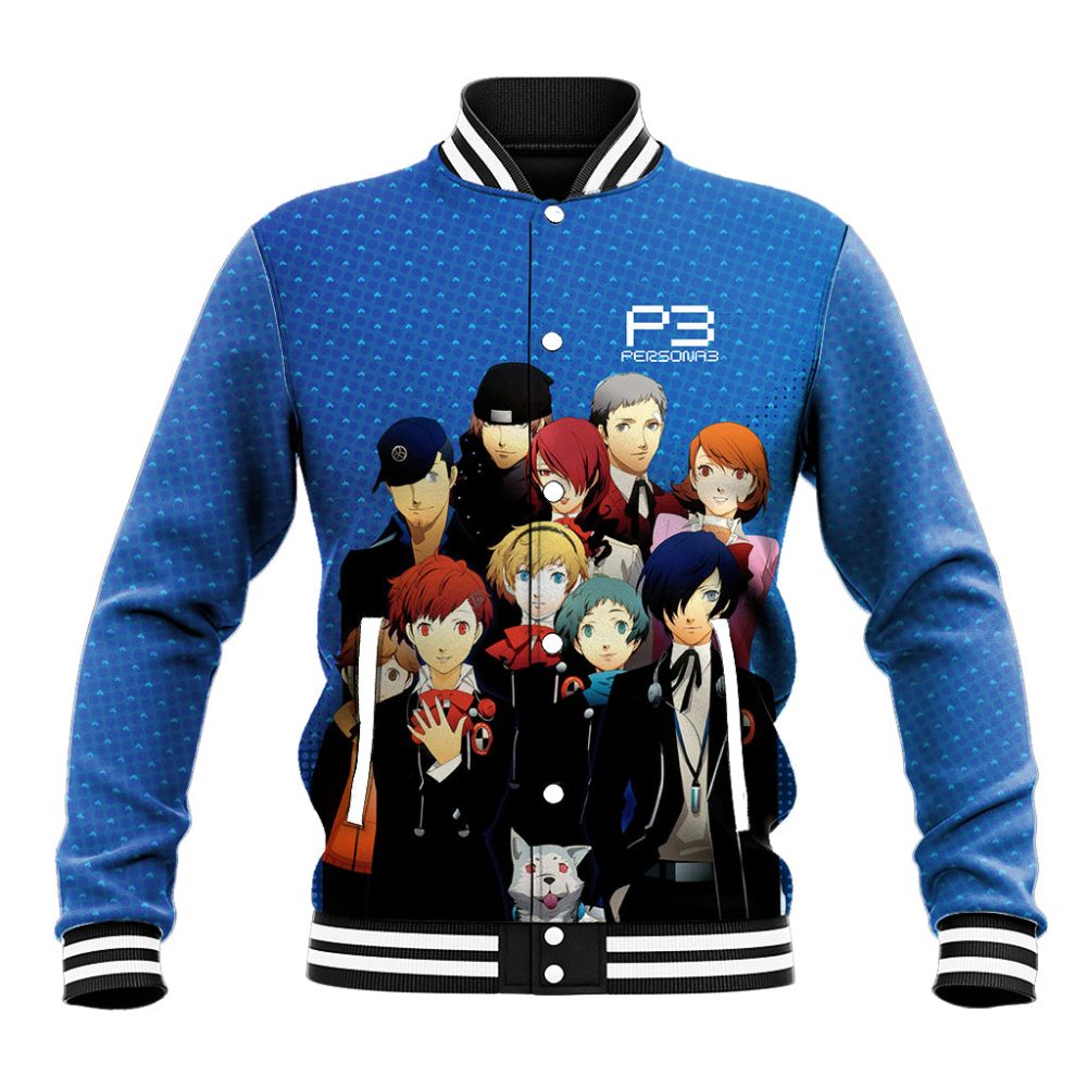 Persona 3 Team Anime Baseball Jacket Ts04