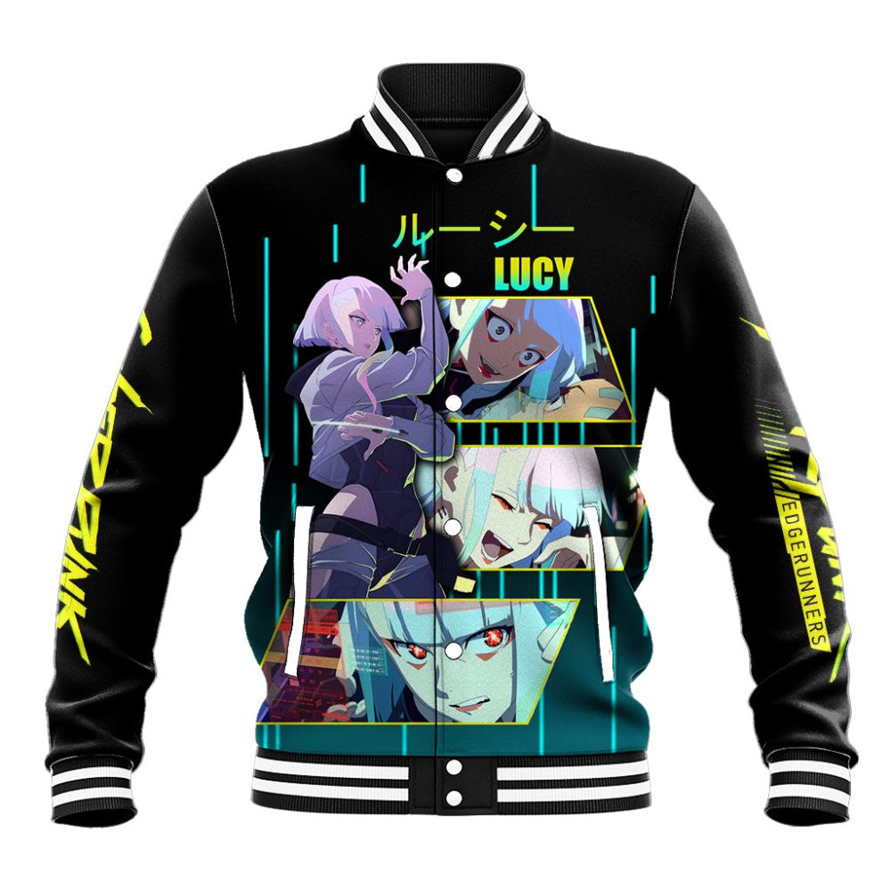 Cyberpunk Lucy Baseball Jacket Ts04